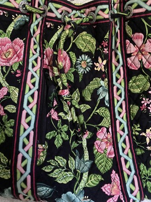 Vera Bradley Retired Botanica Backsack Vera Bradley Botanica Retired Backsack Drawstring Backpack  main image 3