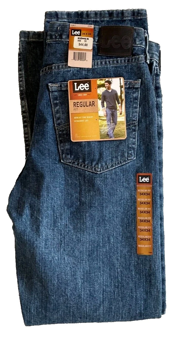Lee Polyester Jeans Men's 36 Size