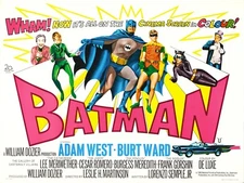 1966 Batman Movie Poster 11X17 Adam West Bruce Wayne DC Comics Gotham City ❓🦇🍿