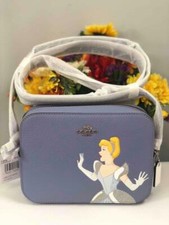 NWT COACH X DISNEY PRINCESS "Cinderella" Mini Camera Crossbody Bag C3406