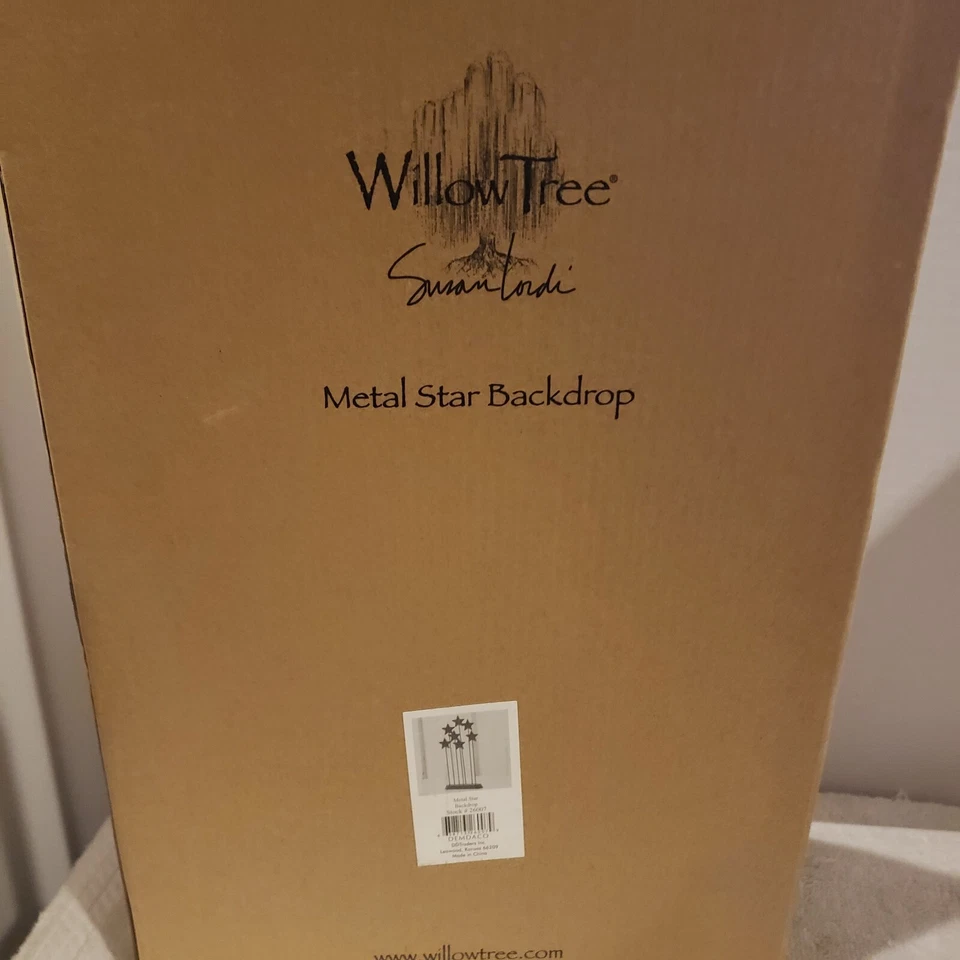 Willow Tree Manger Metal Star Backdrop  (Nativity Creche By Demdaco) - Image 3 of 3