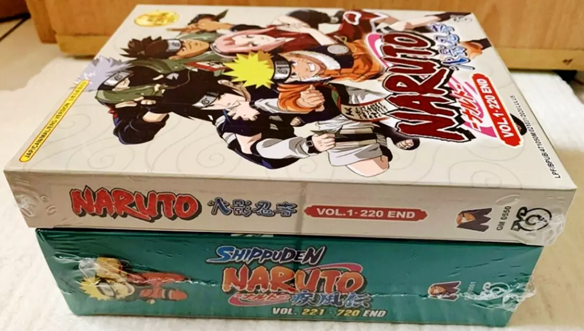 English Dubbed Naruto Shippuden Complete Series DVD Ep 1-720 End FAST SHIP