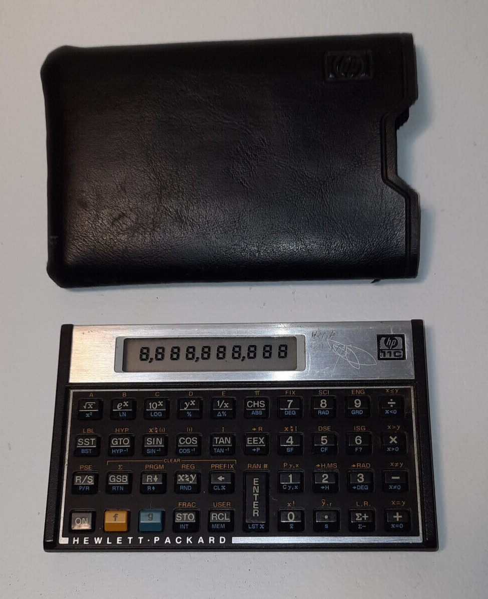 Vintage Hewlett-Packard HP-11C Programmable Scientific Calculator