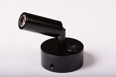 LED Spot Black 30° Cool White 1W 220V Adjustable Light Spot E5B6