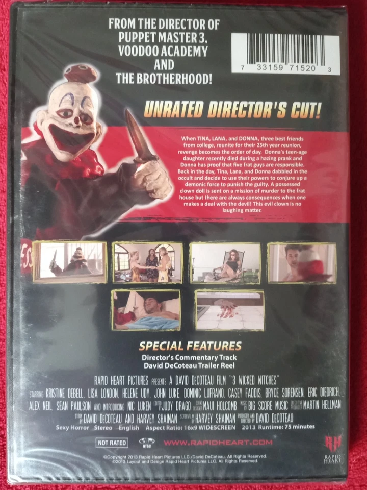 DAVID DECOTEAU MEGA-BUNDLE - 12 Brand New DVDs!  Sexy Horror  Gay Interest - Image 3 of 4