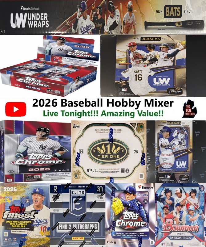 San Francisco Giants Break #661 Topps Chrome JUMBO 2026 Hobby Box Mixer x10