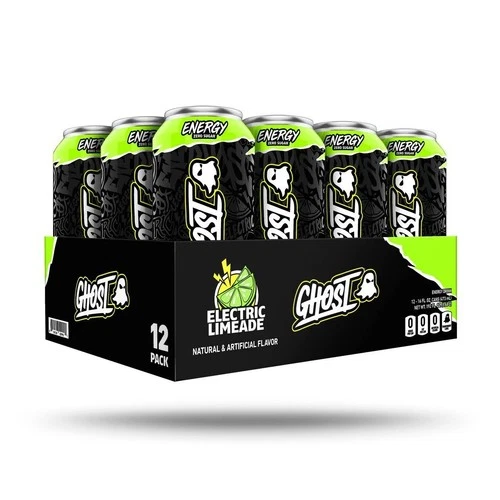 GHOST Energy Electric Limeade - Performance Energy Drink - 12-Pack