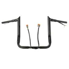 14-inch Street glide Prewired Handlebar for Harley 1996-2006 FLHT Chrome