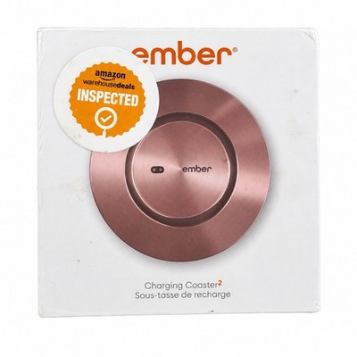 Ember Charging Coaster 2 Rose Gold CM19XC1006AM NEW Factory Sealed