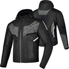 JAG Mesh Motorcycle Jacket - Breathable Summer CE Armored Riding Hoodie for Men