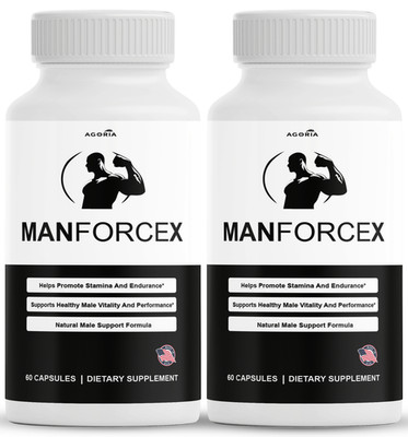 (2 Pack) Manforcex Advanced Male Pills Man Force X Vitamin Supplement