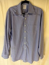 Brooks Brothers Regent Non-Iron Supima Cotton Plaid Dress Shirt 16.5-35