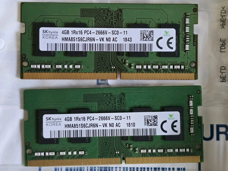 MIX COMBO 8GB MEM 2x4GB 128GB SSD 2030 USE!!!! - Image 2 of 3