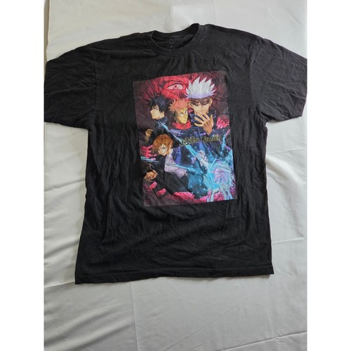 Lightning Exploding Out Jujutsu Kaisen Product Type Mens L Graphic Tee Black | eBay