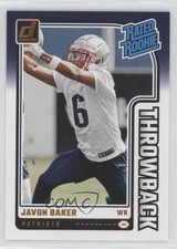 2024 Panini Donruss Rated Rookies Throwbacks Javon Baker #10 0y59