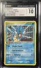 Pokemon EX Deoxys Gyarados Reverse Holo Stamped #8 2005 CGC 10 GM Pop 8, PSA 26
