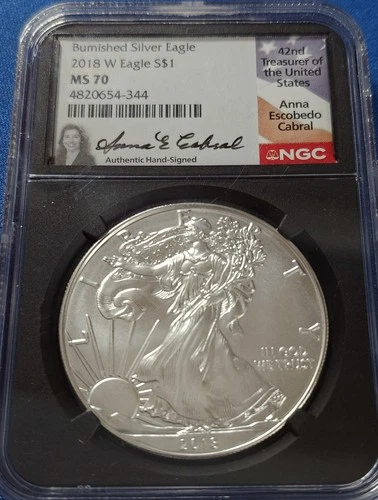 2018-W American Silver Eagle — photo from another recent sale