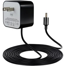 15W Power Adapter with 5.91ft Cord for Echo Dot 3rd  4th Gen - Safe Charging
