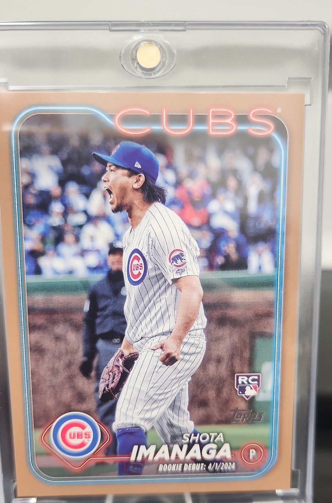 2024 Topps Update Series Rookie Debut Gold Shota Imanaga #US281-Cubs 67/2024