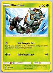 Dhelmise 20/236 Unified Minds Uncommon Pokemon Card