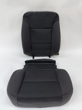 2014-2018 Silverado Sierra Jet Black Cloth Front Seat Bottom Top Cover Gm Oem
