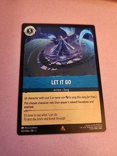 Disney Lorcana Let It Go Cold Foil The First Chapter 163/204 N/M