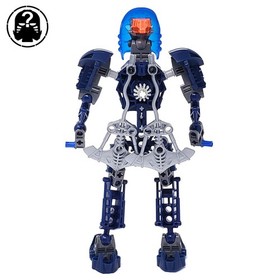Lego Bionicle - 8602 - Toa Metru Nui - Toa Nokama - Complete Retired Blue Figure