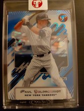 2025 Topps Pristine Blue Refractor /75 Paul Goldschmidt Yankees