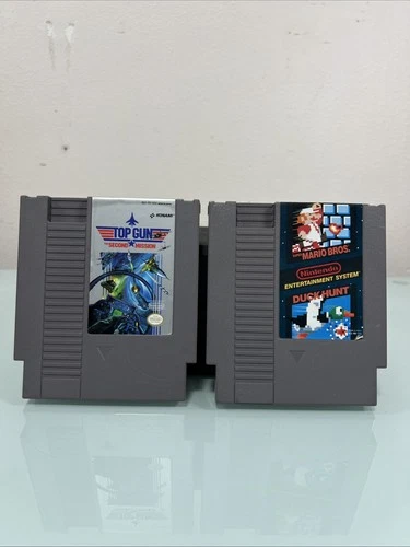 NES VTG Top Gun The Second Mission & Super Mario Bros/Duck Hunt Nintendo