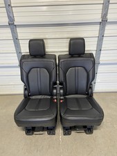 2018-2024 Ford Expedition Max 2nd Second Row Middle Seats Rear Black Leather