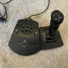 Sega Saturn Mission Stick MK-80104 Official Flight Controller Arcade OEM Tested