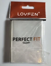 LOVFEN Perfect Fit Card Sleeves – 100 Pack Clear Polypropylene