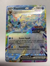 Pokemon Vaporeon ex - (Prismatic Evolutions Stamp) 023/131
