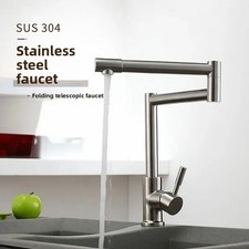 360-Degree Rotatable Foldable Kitchen Faucet