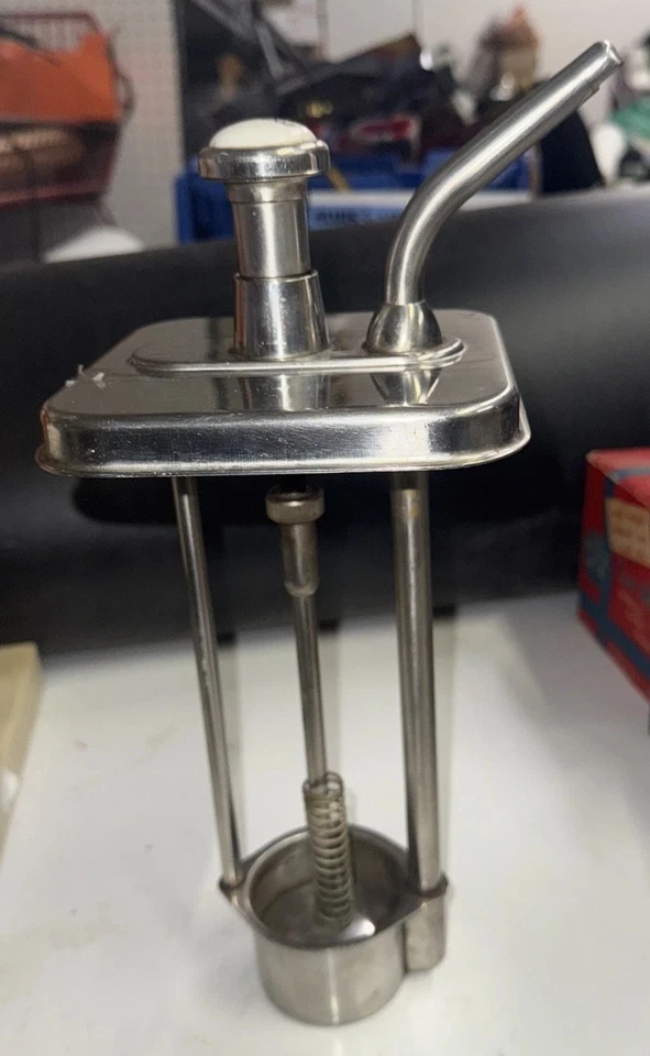 Vintage Soda Fountain Pump Syrup Dispenser Coca Cola Coke No Canister  Look - Image 3 of 4