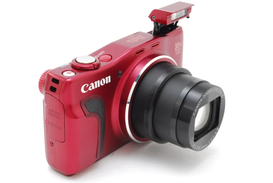 "Near MINT-" Canon PowerShot SX 700 HS Red 16.1MP Compact Digital Camera - Image 3 of 4