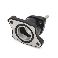 Black Motorcycle Intake Manifold Carburetor Interface Connector fit for CG125