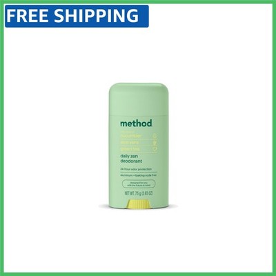 Method Daily Zen Stick Deodorant, 2.65 oz - Fresh Cucumber & Green Tea Notes