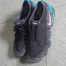 Nike Mens Black/Pink/Teal Low Top Lace-Up Ath...