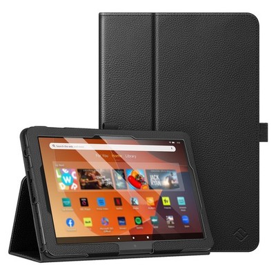 Fintie Folio Case for All-New Amazon Fire HD 10 and 10 Plus Tablet Black 