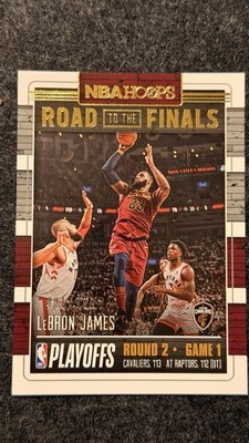 2018 Panini NBA Hoops Road to the Finals Second Round 481/999 LeBron James #49