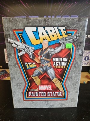 Cable Marvel Comics 12'' Statue 2012 Bowen Designs Factory Sealed Styrofoam
