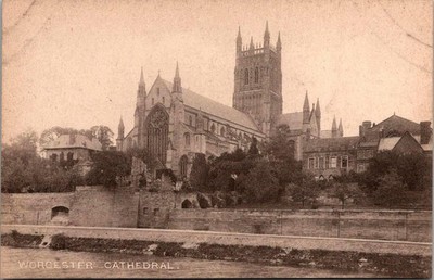Worcester Cathedral England UK Postcard