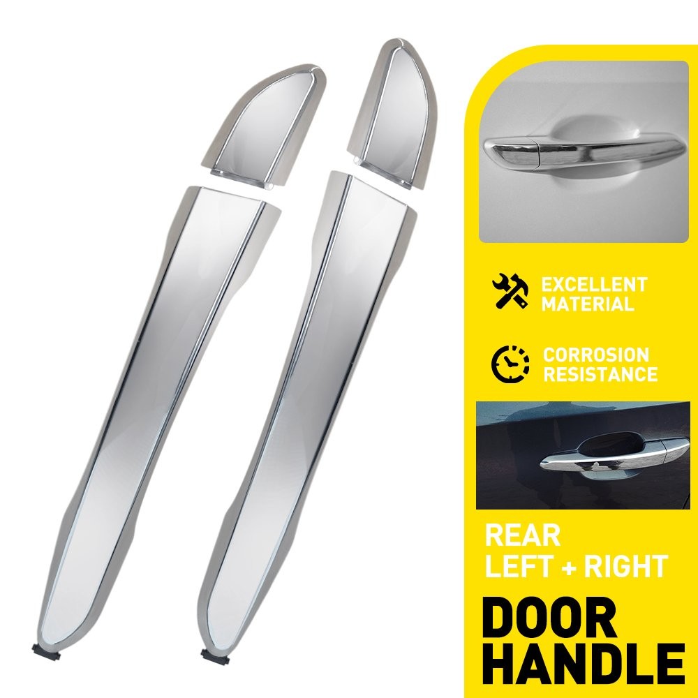 2pcs Exterior Door Handle Chrome Rear Left Right for 2016-2021 Hyundai Tucson EE thumbnail 15