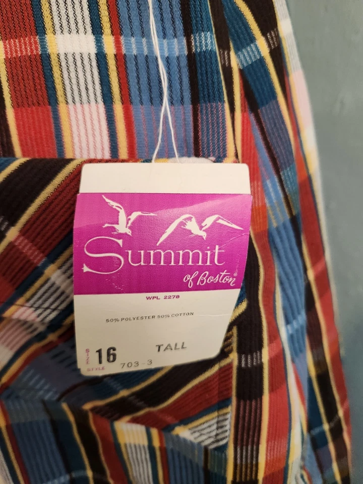 Новая винтажная миди-юбка 1970-х Summit Of Boston в клетку Small Wale Corduroy 30 дюймов - Изображение 2 из 4