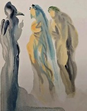 Salvador DALI: PARADISO 9, INCISIONE Originale, DIVINA COMMEDIA, 1960
