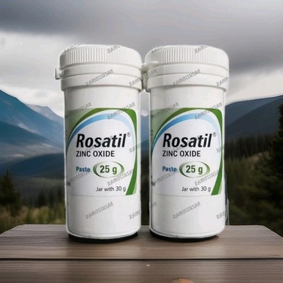 2 Rosatil Cream Crema  Óxido de Zinc Pasta Zinc Oxide  25g
