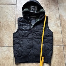 Weste Herren Camp David Größe S Schwarz/ Grün Mit Zwei Mögl. Kapuzen 🤩sexy