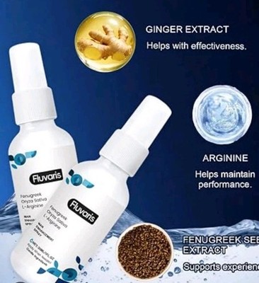 Fluvaris Fenugreek Oryza Sativa L- Arginine Male Enhancement Spray 30ml/1oz NEW
