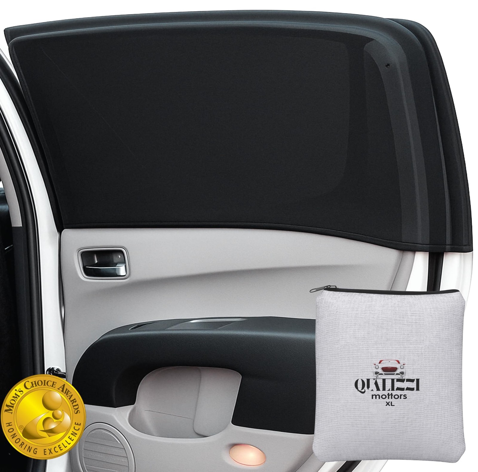 ML/Car Window Sun Shades (12 Sizes) for Large Cars & SUVs - ML, Black 